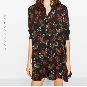 Zara Floral Shirtdress